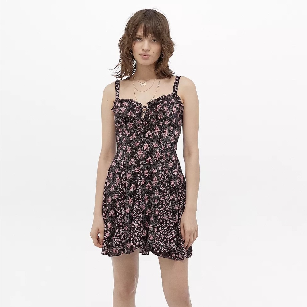 Free People | Intimately | Don’t Dare Mixed Floral Print Slip Dress